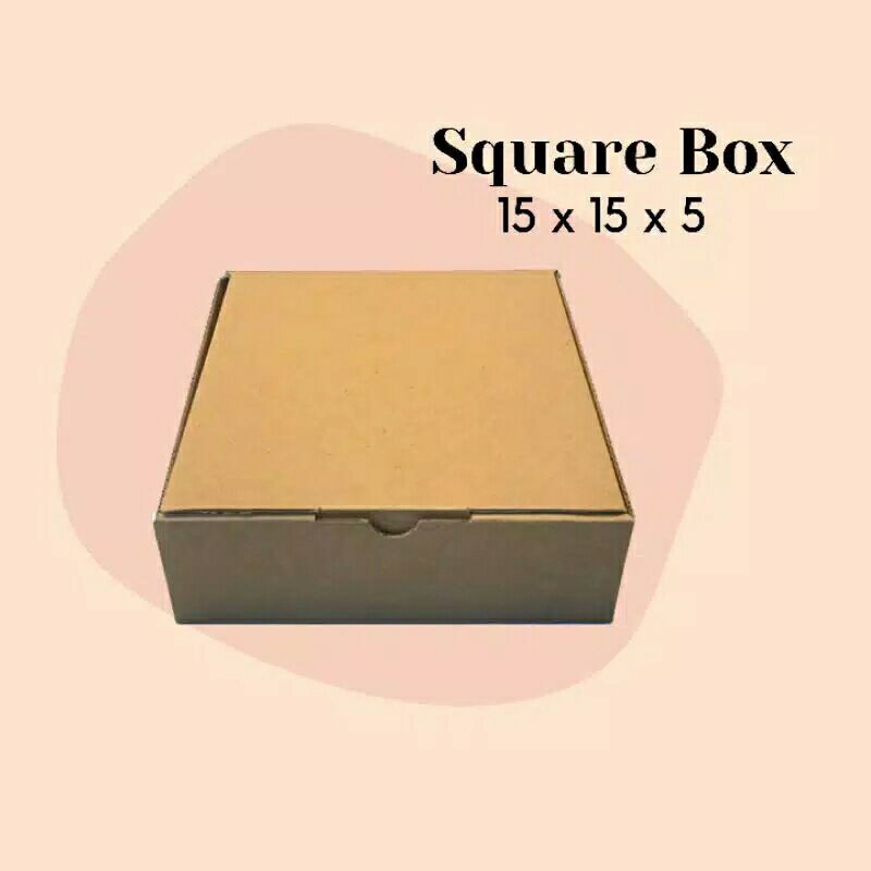 

KARDUS 15x15x5 DIE CUT KARTON COKLAT PACKAGING