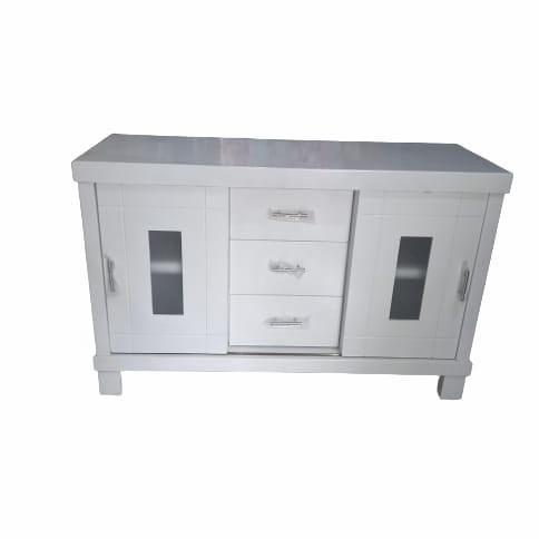 Meja Tv Rak Tv Minimalis Modern Lemari Tv - Putih Flowerbean23