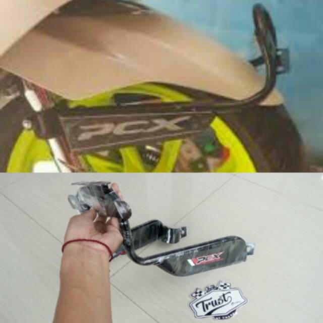 Variasi Motor Dudukan Plat Nomor Spakbor Depan Honda PCX