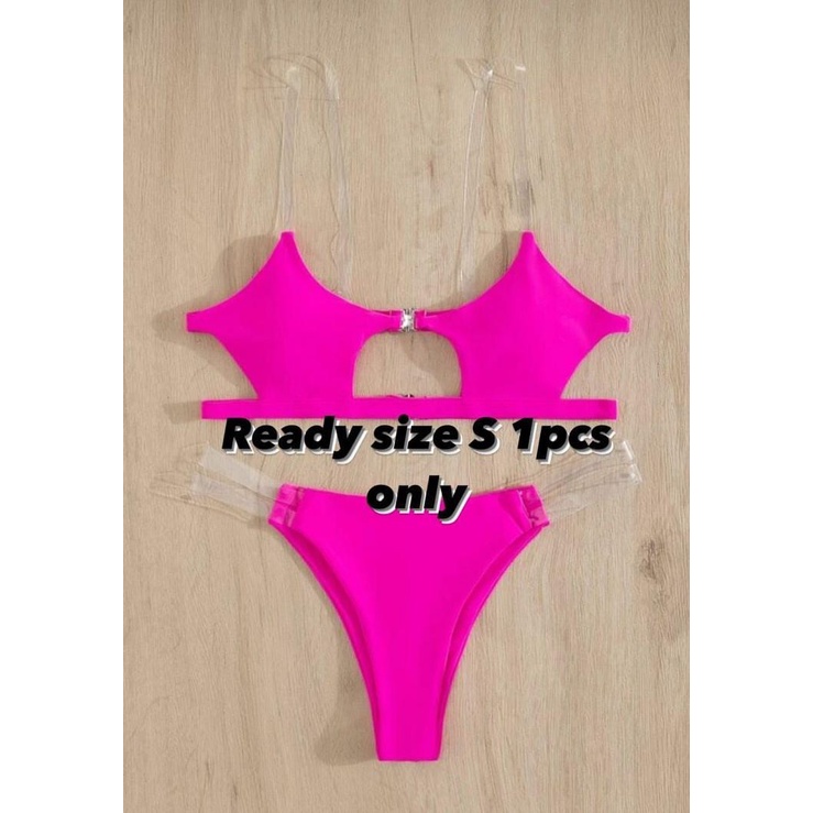Neon Pink Bikini Swimsuit