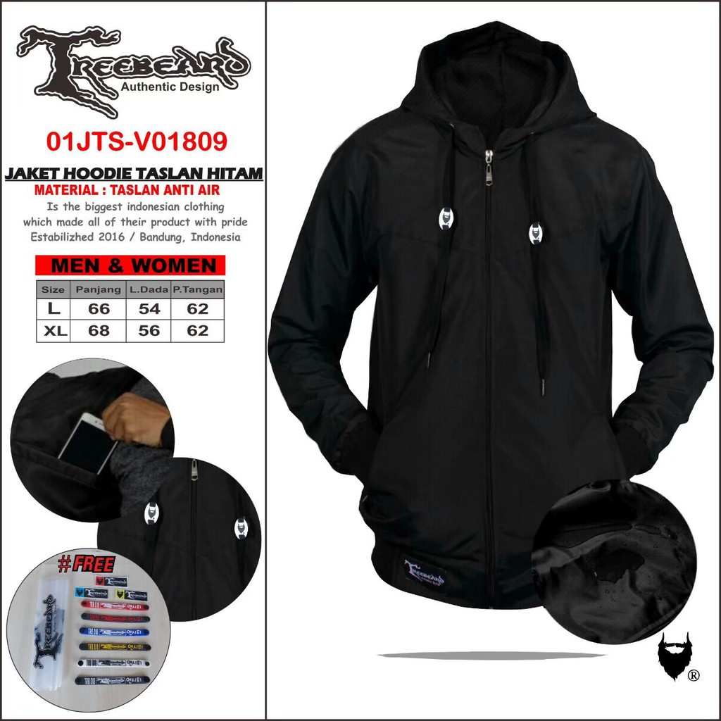 [BAYAR DI TEMPAT/COD] JAKET PRIA TASLAN LATEX ORIGINAL WATERPROOF 100% ANTI AIR