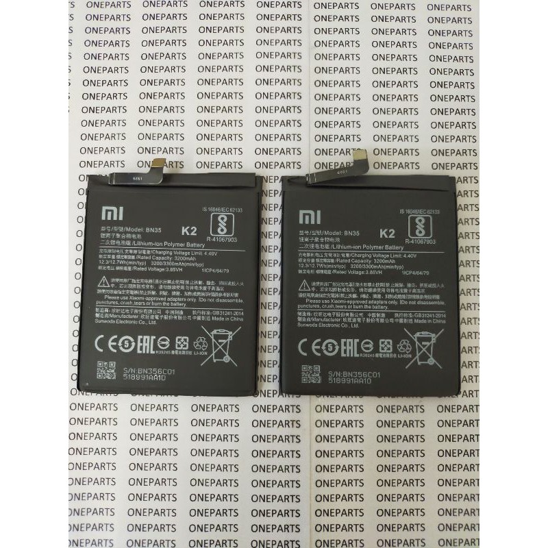 BAT BATTERY BATERE BATERAI XIAOMI REDMI 5 BN35 ORI99