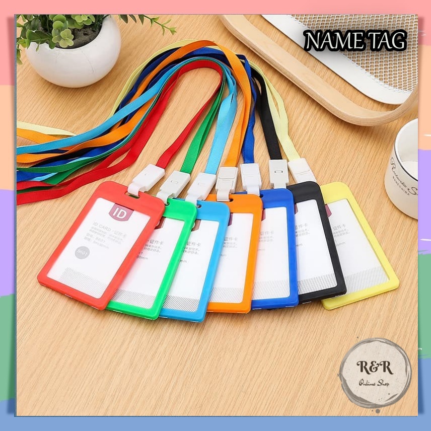 

Gantungan Name Tag ID Card Holder Lanyard Pods Tanda Pengenal Kalung Tali Tempat Kartu Nama Kartu Akses