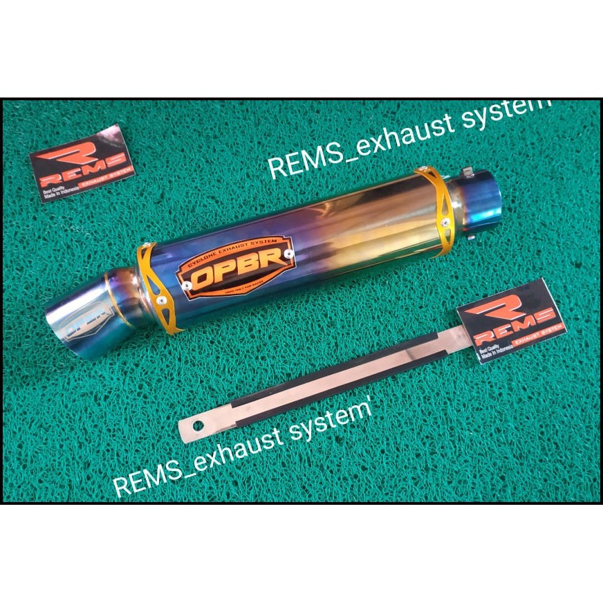 Knalpot OPBR Vixion GSX150 Cbr facelift R15v3 Sonic150 MX king Satria Fu CB150 NMAX AEROX Termurah