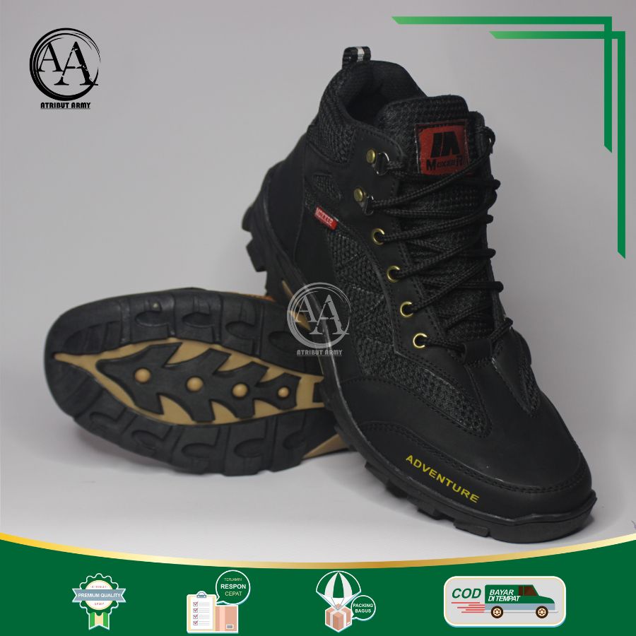 SEPATU HIKING GUNUNG CASUAL PRIA BOOTS SEPATU TOURING OUTDOOR JOGGER PRIA KASUAL KULIT ASLI SYNTETIC - B01