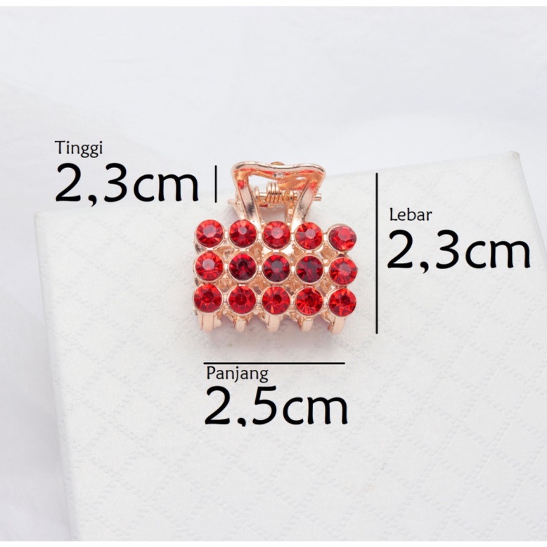 PA Jedai Jepit Rambut Korea Logam Alloy Pearl Warna Emas Gold Hair Pin Hair Claw Clips Premium IR070