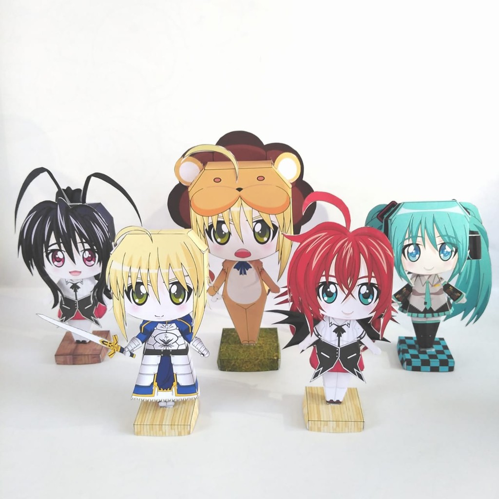 Template Custom Papercraft Figure
