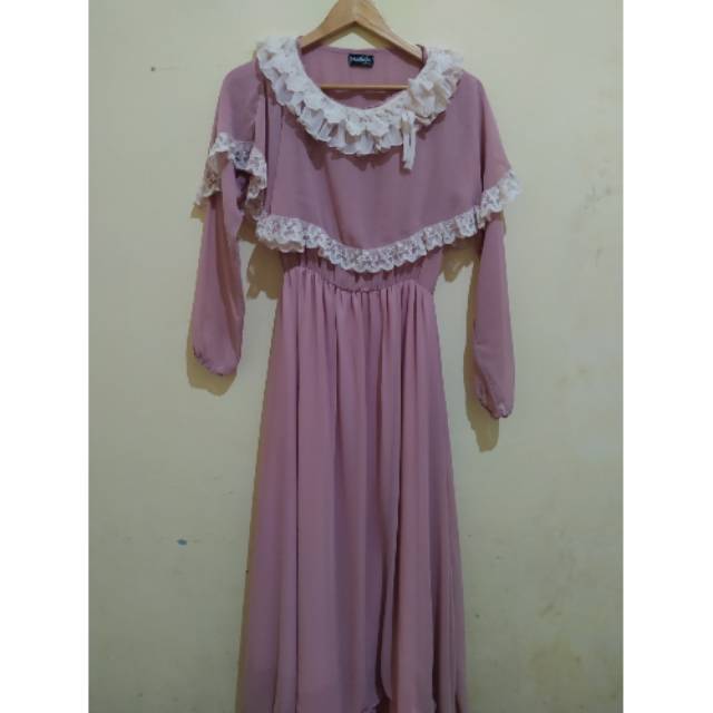 PRELOVED Gamis Gaun Formal / Nadhifa Dress