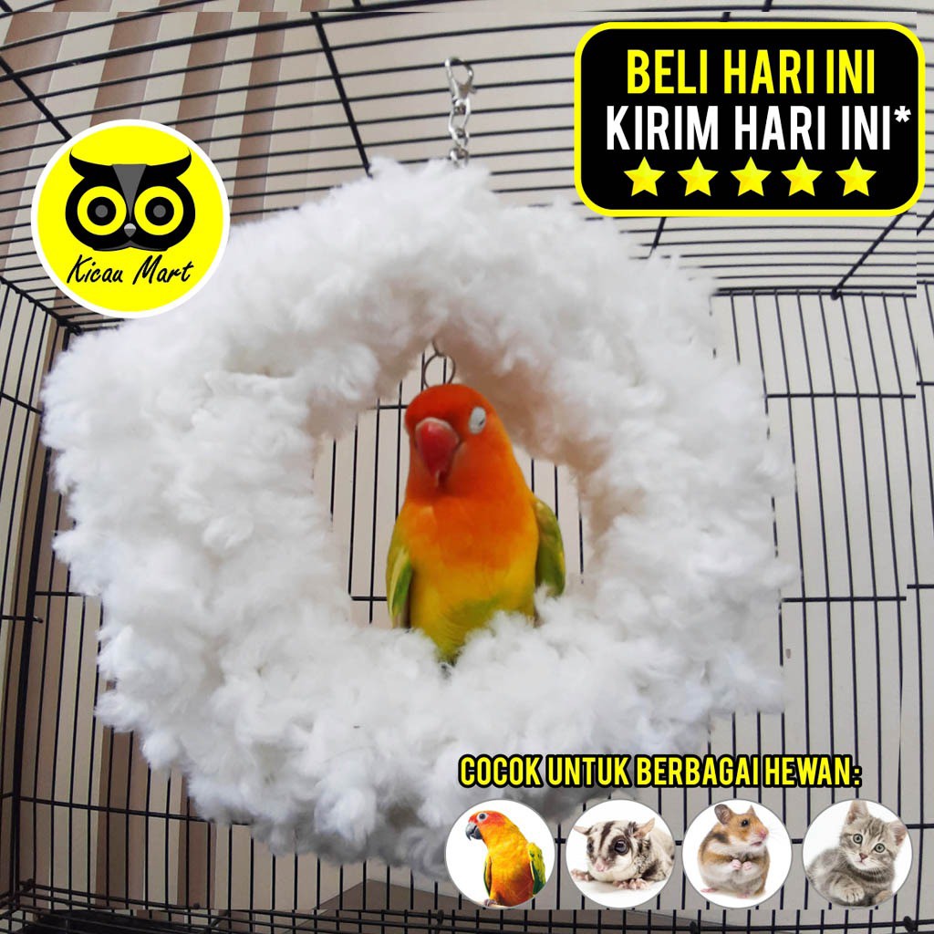 AYUNAN SNOW SWING GANTUNGAN MAINAN BURUNG LOVEBIRD PARKIT PARROT SUGAR GLIDER HAMSTER MARMUT SNOWJL