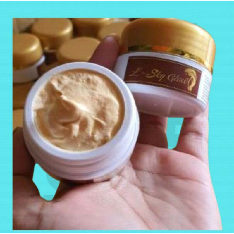 PAKET LiNSKY GLOW/ CREAM L SKY GLOW + SERUM HANAZUI GOLD