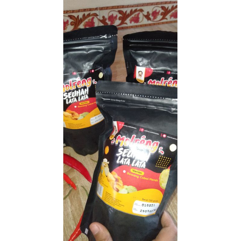 

MOLRENG SEUHAH LATA LATA keripik camilan makanan ringan
