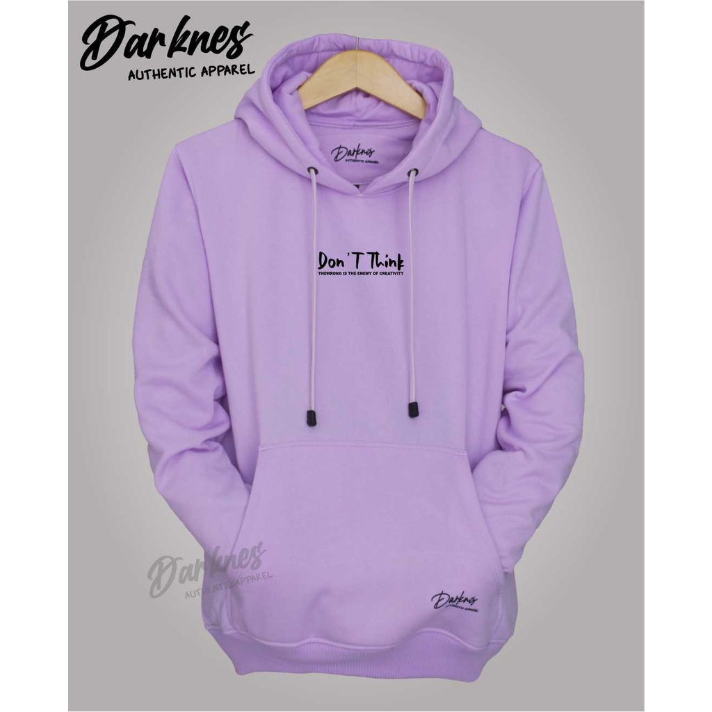 sweater hoodie pria distro original drakness warna lilac switer polos cowok oversize hodie sweter cowo dewasa jamper cowok terbaru jaket zipper laki laki bahan cotton sweter kekinian atasan pria dan wanita hoddie tebal lembut hangat dont think