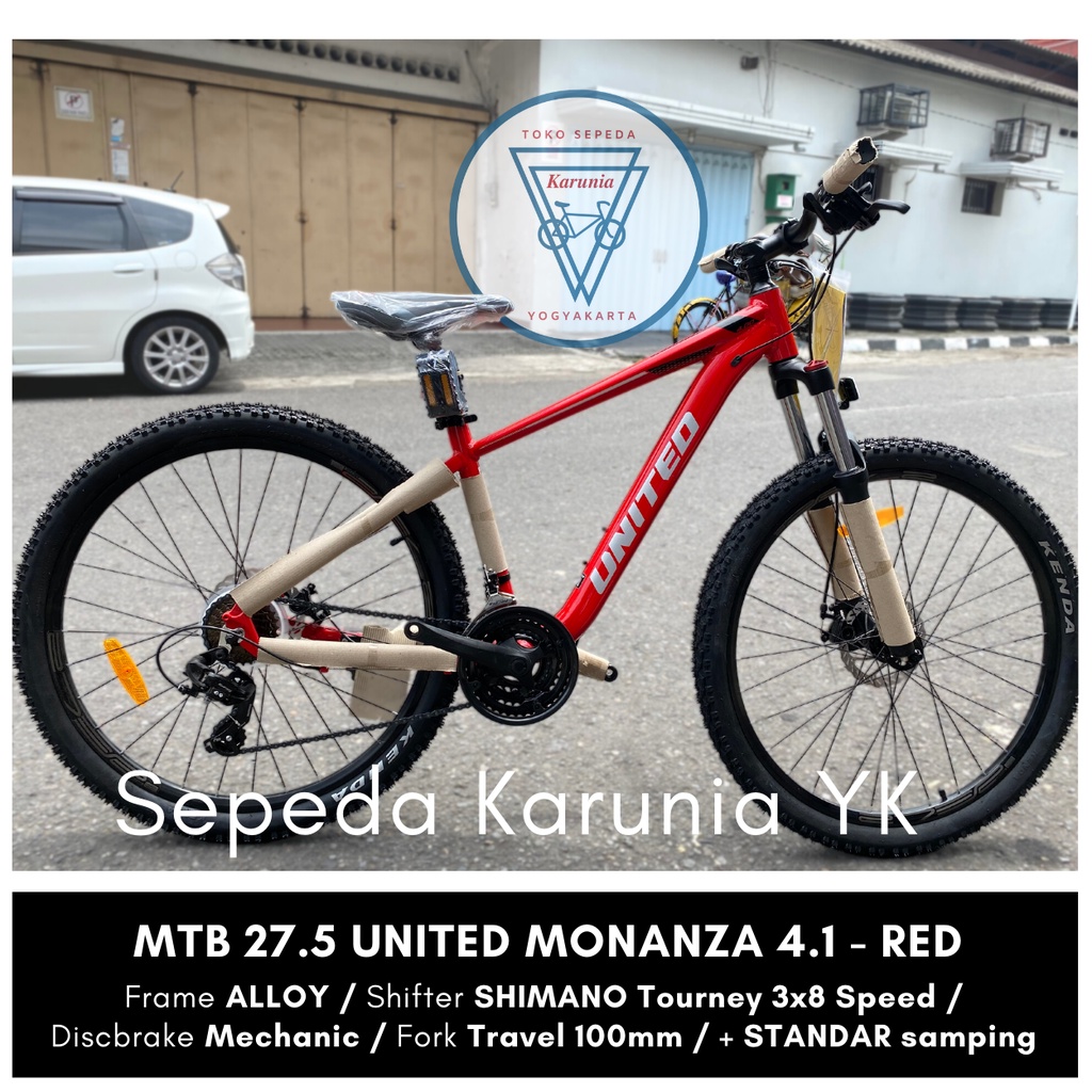 MTB 27.5 inch United Monanza 4.1 - Sepeda Gunung Model Terbaru