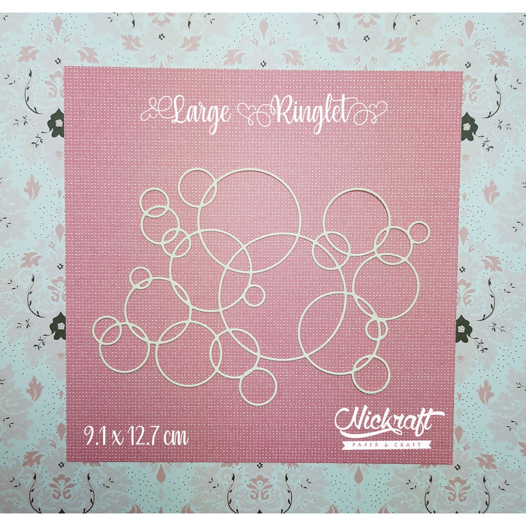 

LARGE RINGLET - Bahan Scrapbook BUBBLE