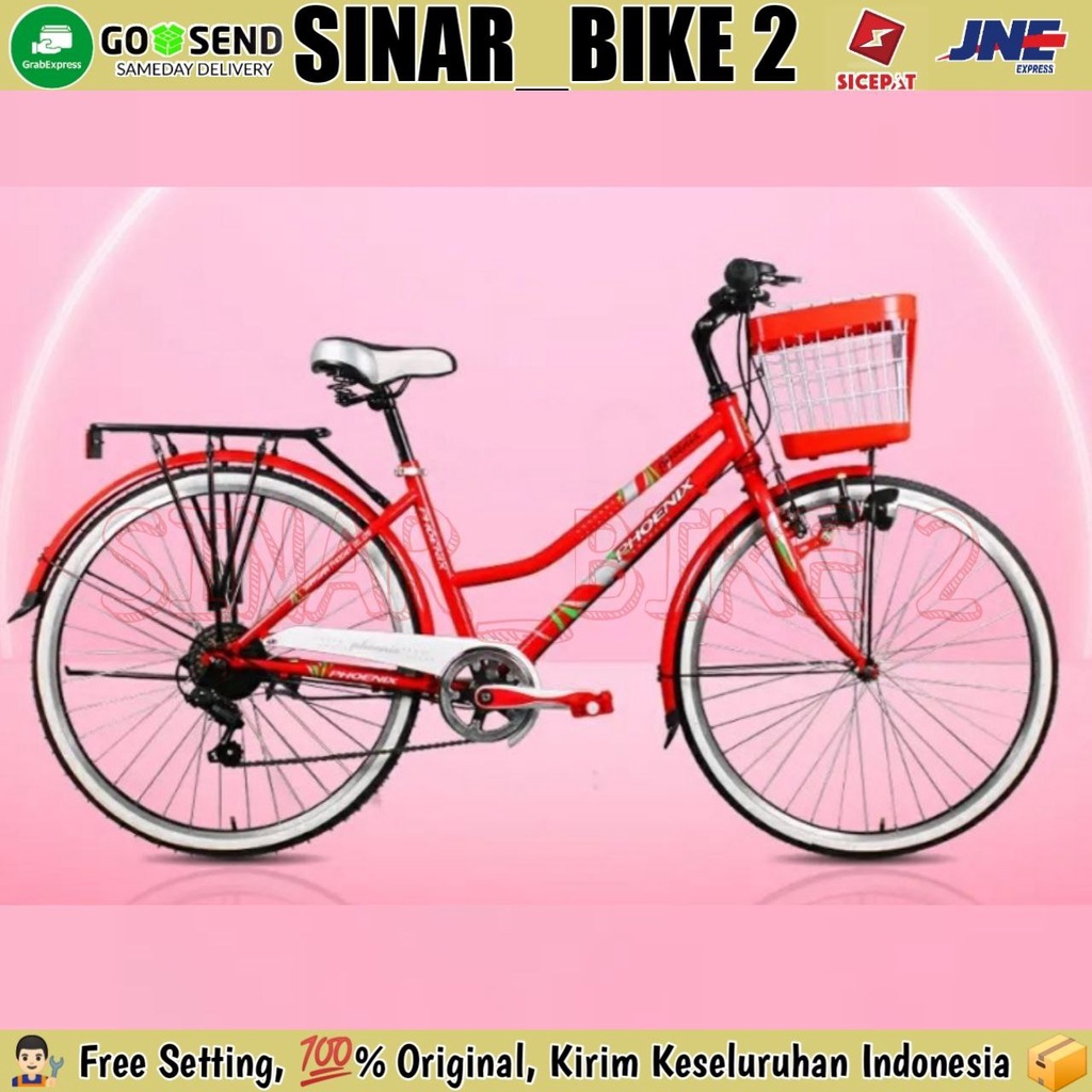 Sepeda  Keranjang Dewasa Phoenix CTB 26 - 118 Shimano 7 Speed