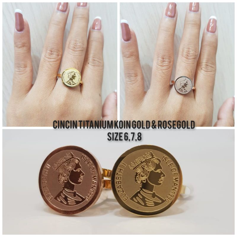 cincin Koin titanium