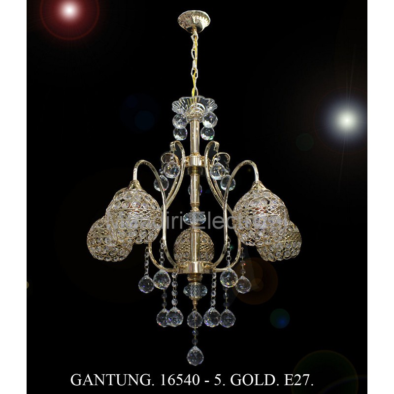 Lampu Hias Gantung Crystal Ruang Tamu 16540 / 5