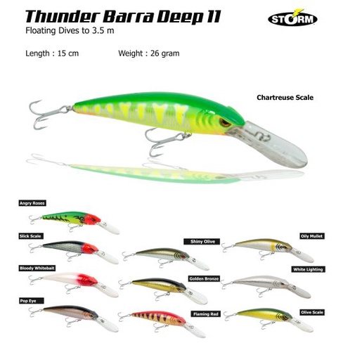 UMPAN STORM THUNDER BARRA DEEP 11 CM