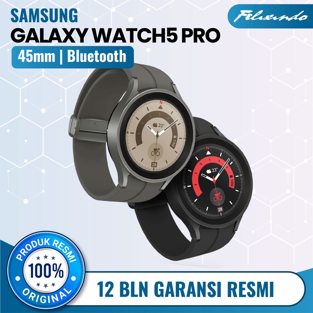 Samsung Galaxy Watch 5 Pro 45mm Smartwatch Jam Pintar Bluetooth Original