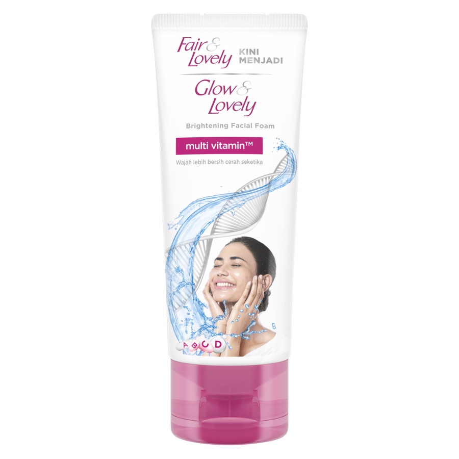 Fair &amp; Lovely Facial Wash Multivitamin Glow Pencerah 100G | Glow &amp; Lovely