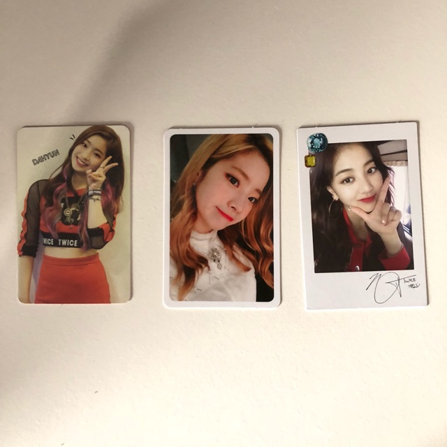 Twice Photocard - Dahyun Jihyo - The Story Begins Photocard - Twicetagram Photocard