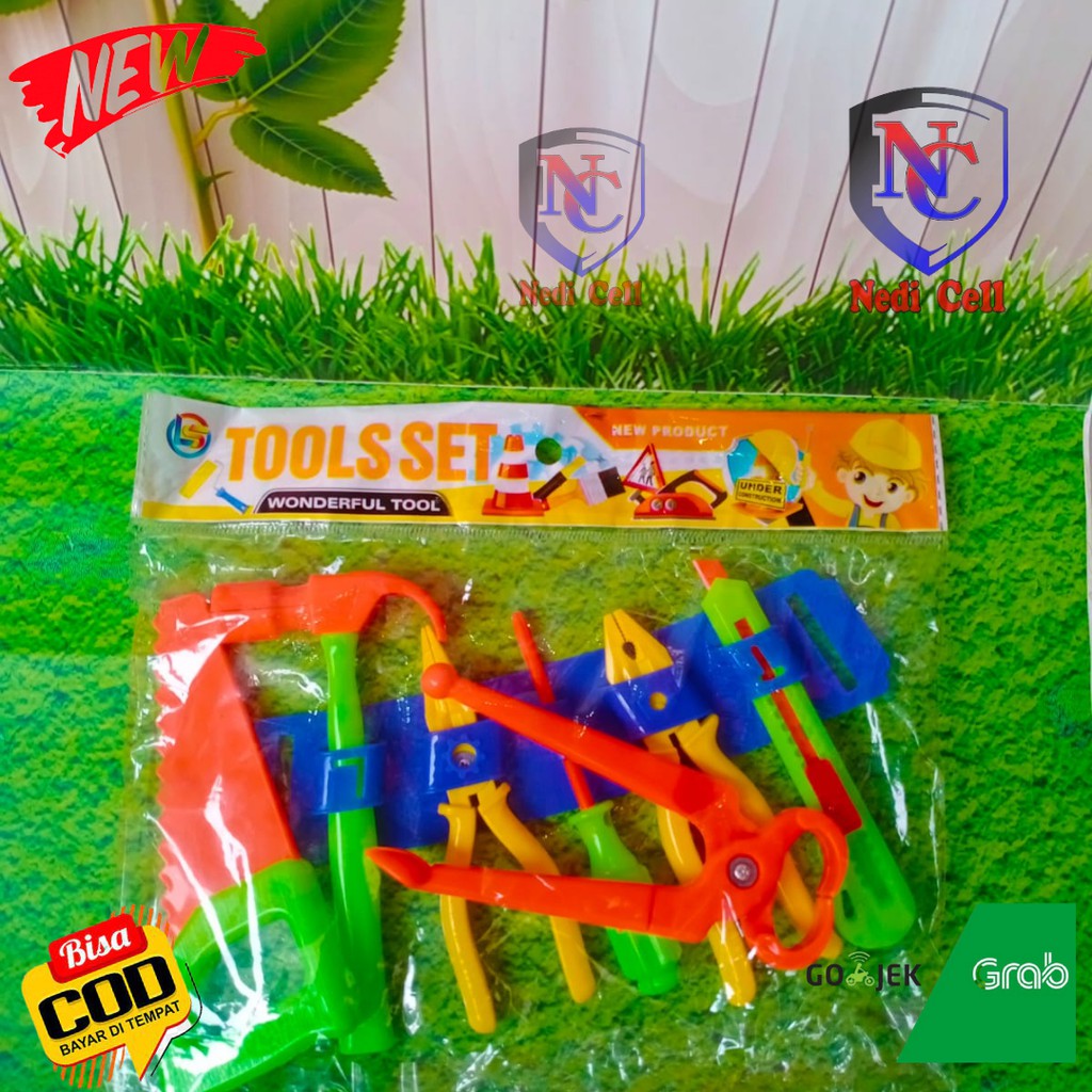 Mainan Anak Alat Perkakas Mainan Perkakas Peralatan Tukang