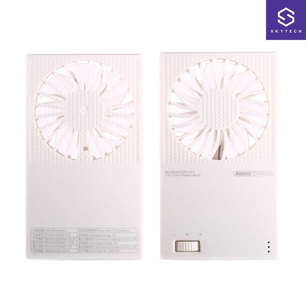 POWERBANK KIPAS 2in1 With Fan White / F28WH