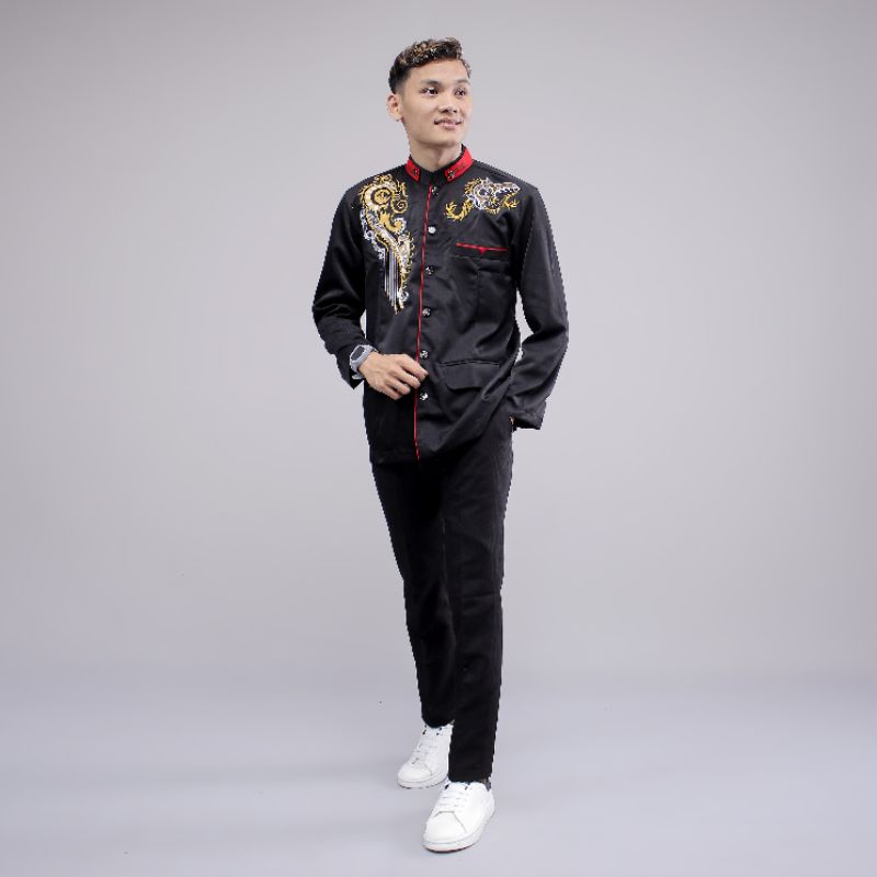 Jasko pria dewasa Jasko bisa COD Jasko polos dan jasko bordir pria dewasa Jas polos Jas bordir Baju muslim pria dewasa-3