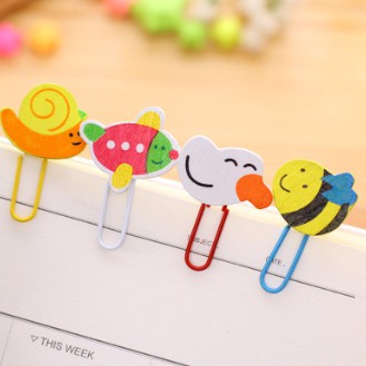 

TKB Klip kertas motif animal isi 12 buah/set