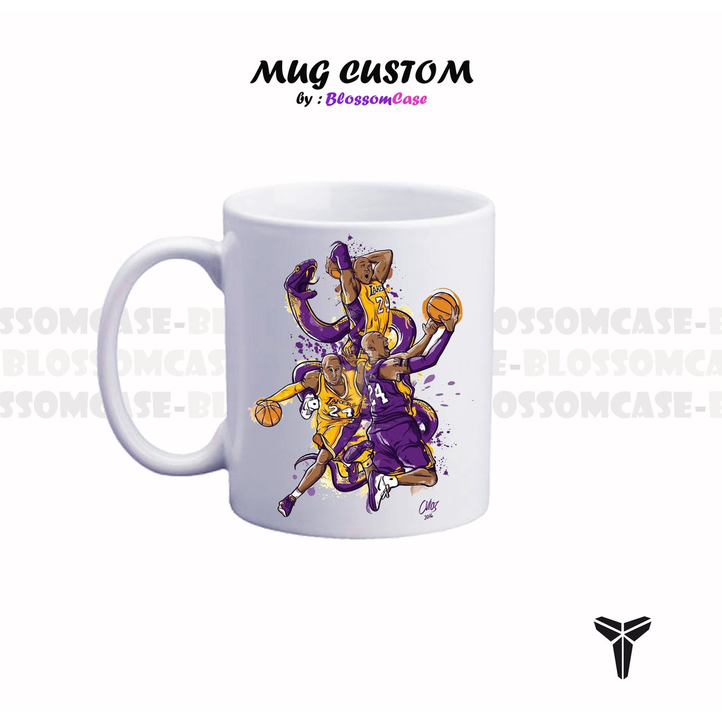 Mug Gelas Custom Kobe Bryant / Black Mamba