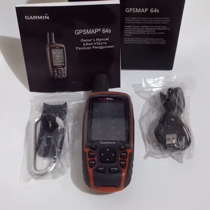 GPS Garmin 64s seken komplit
