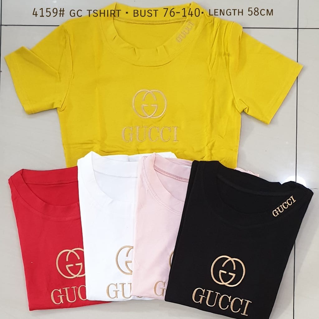 KAOS 4159 GUCCI TSHIRT GROSIR PREMIUM FASHION IMPORTIR TERMURAH PAKAIAN Wanita IMPOR MURAH IMPORT