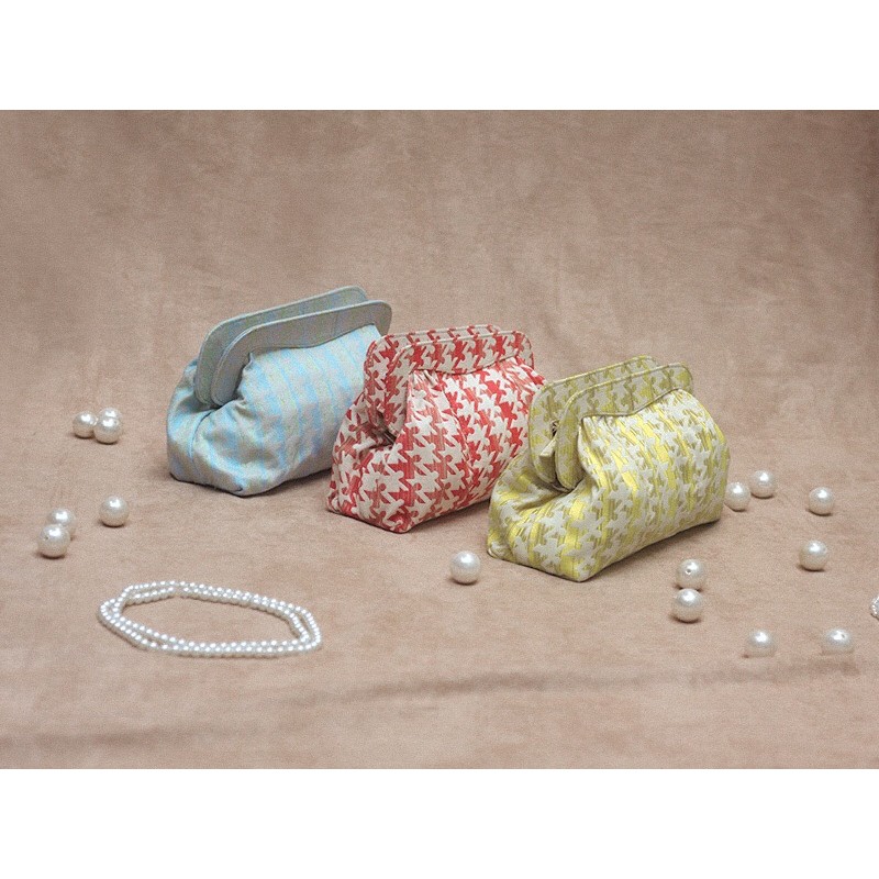 Tas Wanita Tas Handmade Tas Pesta Tas Lucu Tas Unik - Belle Clutch Bag Yellow