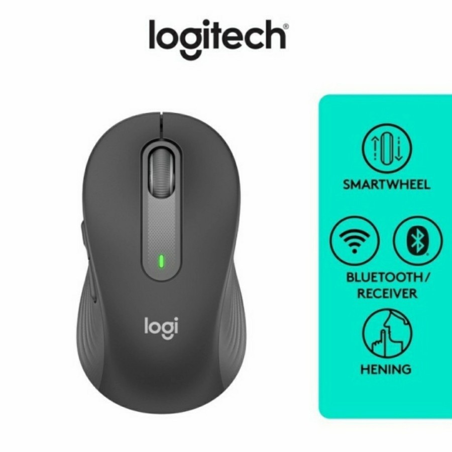 LOGITECH SIGNATURE M650L WIRELESS BLUETOOTH MOUSE GARANSI RESMI
