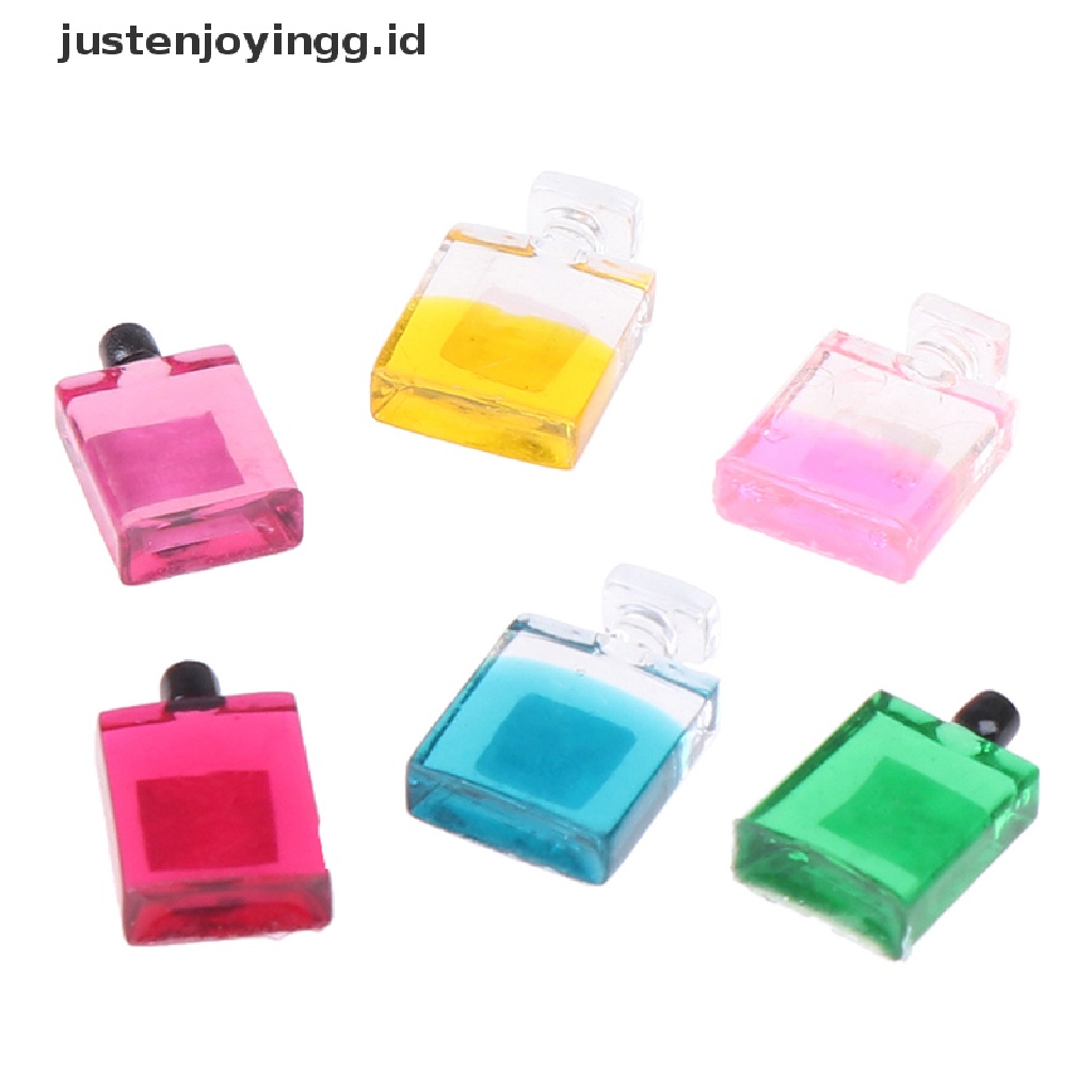 Justenjoyingg.id 6pcs Miniatur Botol Parfum Dekorasi Rumah Boneka 1: 12