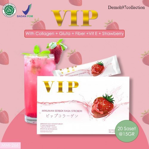 

VIP COLLAGEN MINUMAN SERBUK RASA STRAWBERRY POWDER DRINK PERAWATAN TUBUH COLLAGEN DRINK