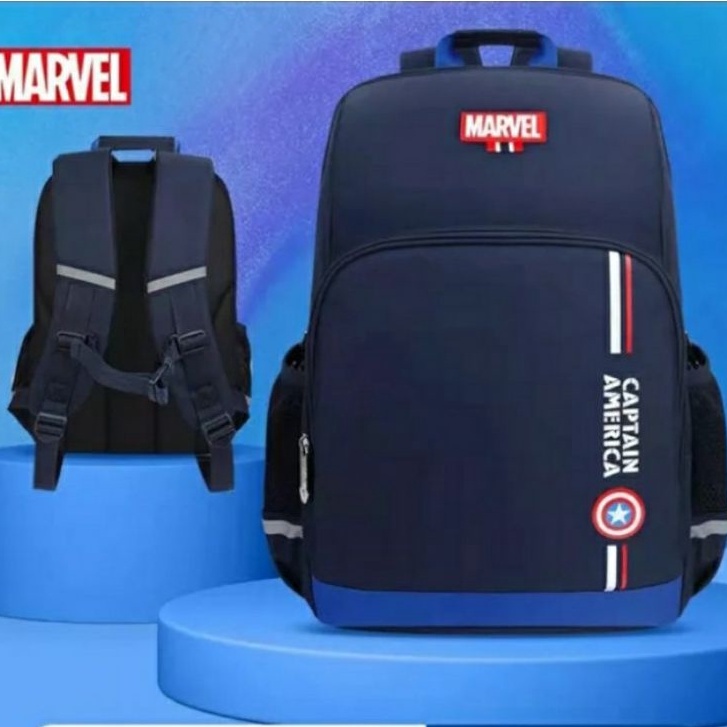 Tas Ransel Anak Laki laki Waterproof motif Marvel tas sekolah Anak TK SD SMP Ransel Import ransel tahan air kado ultah anak cowo