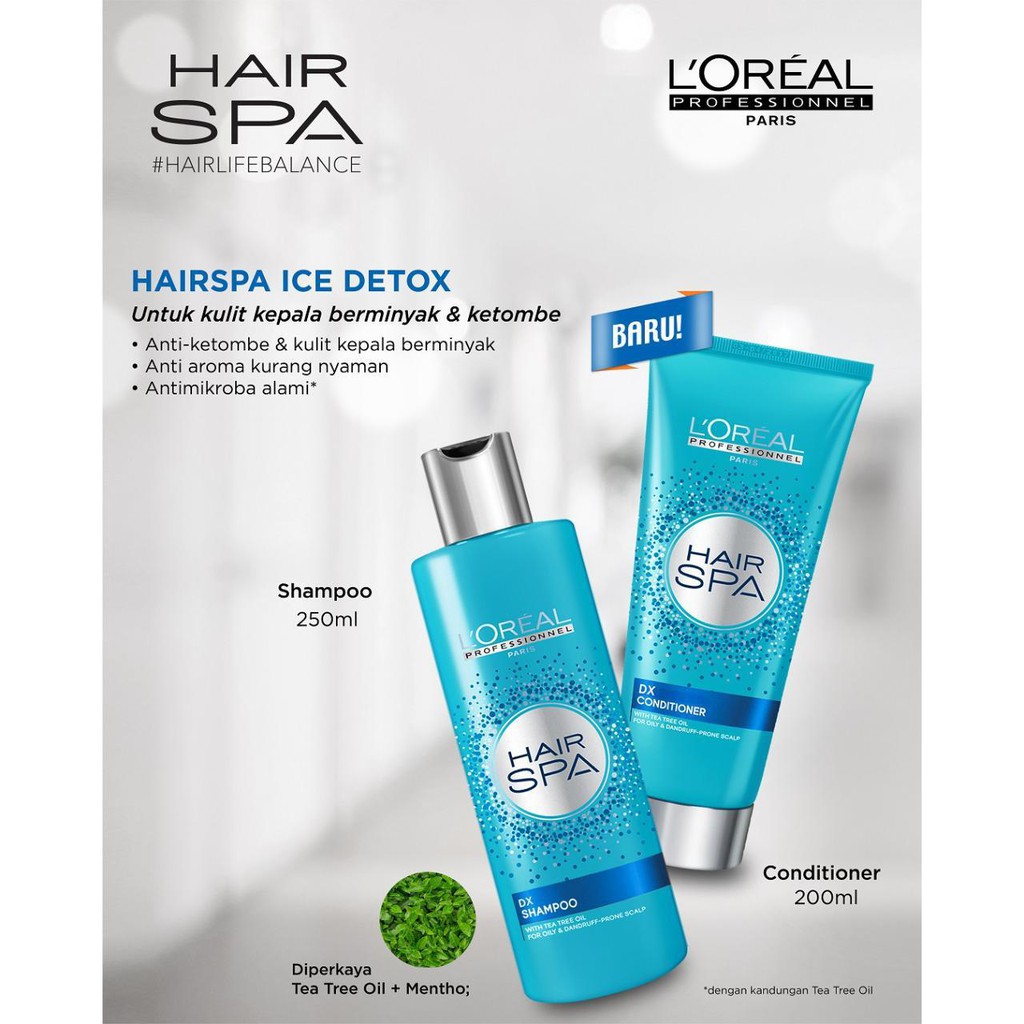 L'oreal Hair Spa Shampoo &amp; Conditioner 250ml