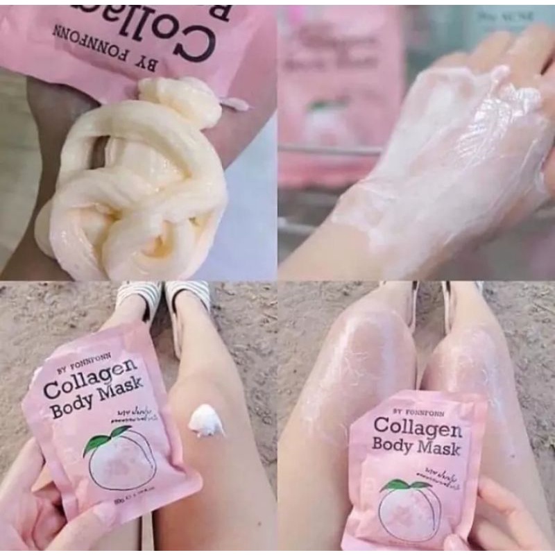 COLLAGEN BODY MASK BY FONNFONN THAILAND | Lulur Pemutih Badan |