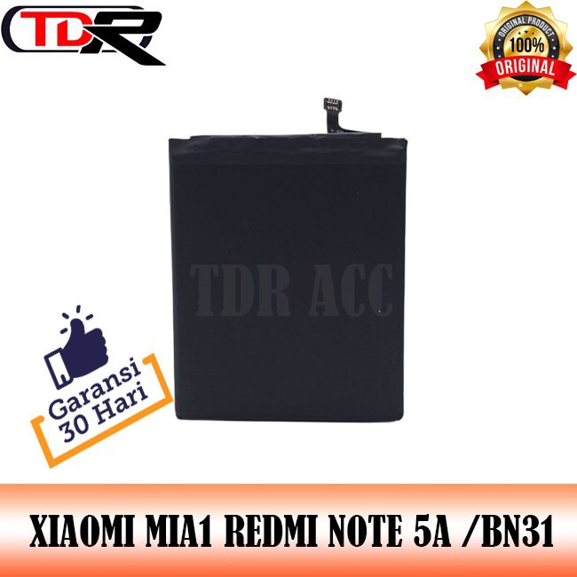 BATTERY - BATRE - BATRAI - BATERAI XIAOMI BN31 MIA1 REDMI NOTE 5A REDMI S2 - FULL CELL - DOUBLE IC - 2IC - KUALITAS 100%