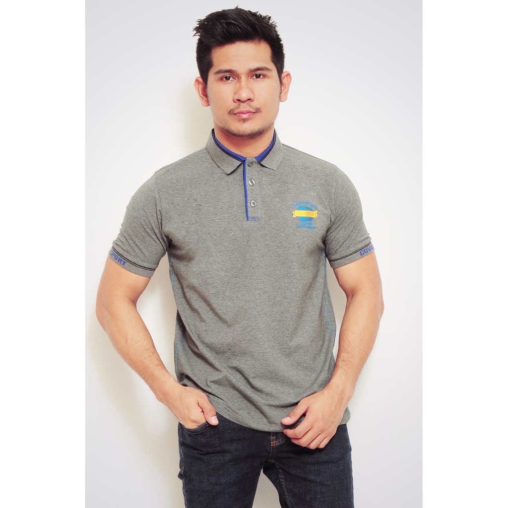 Govibos Casual Sport Polo Shirt - Abu Abu