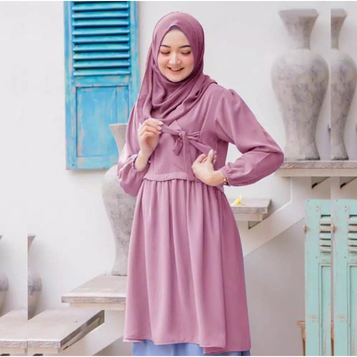TUNIK WANITA SHOPIA TERBARU 2021/TUNK MOSCREP/TUNIK LUCU/TUNIK KEKINIAN/TUNIK MURAH/TUNIK TERLARIS