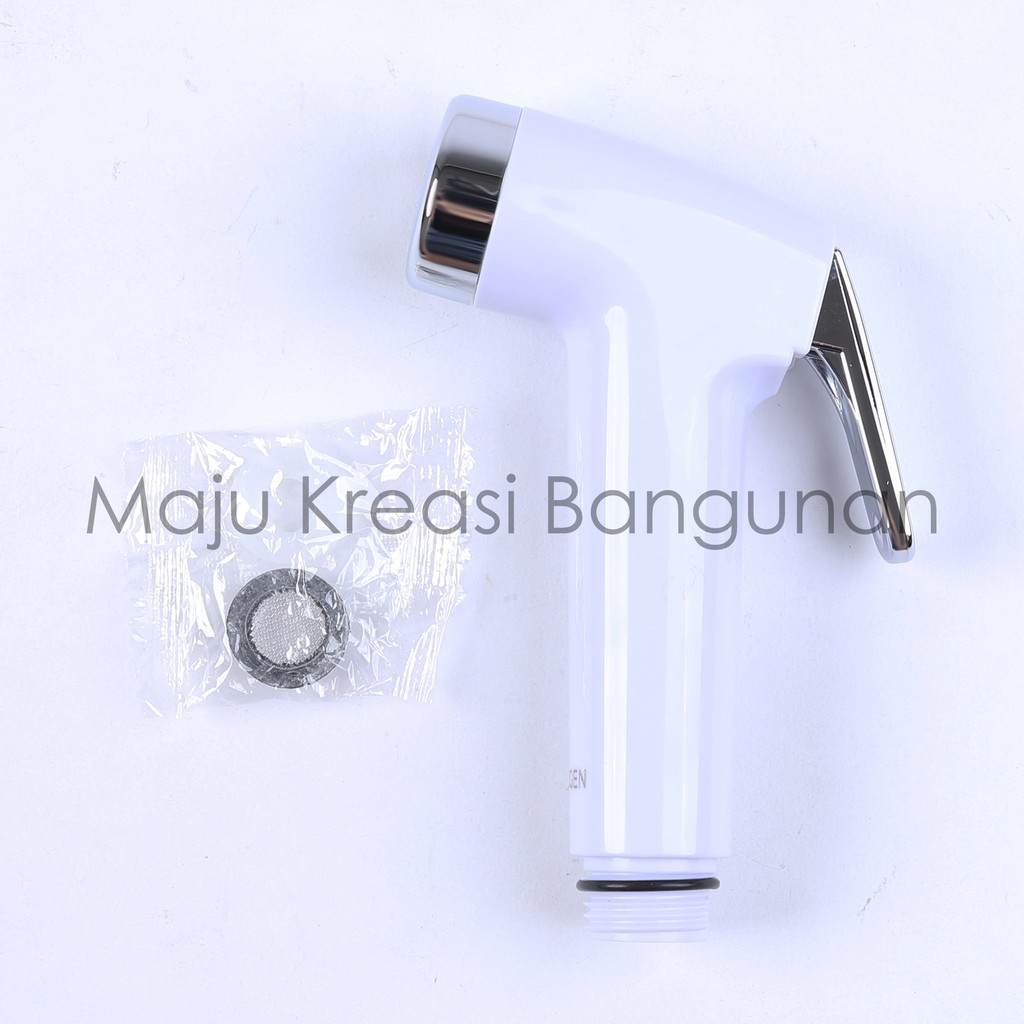 Kepala Jet Shower Bidet Toilet Kloset SOLIGEN Semprotan Air Washer Kamar Mandi Head Putih Chrome