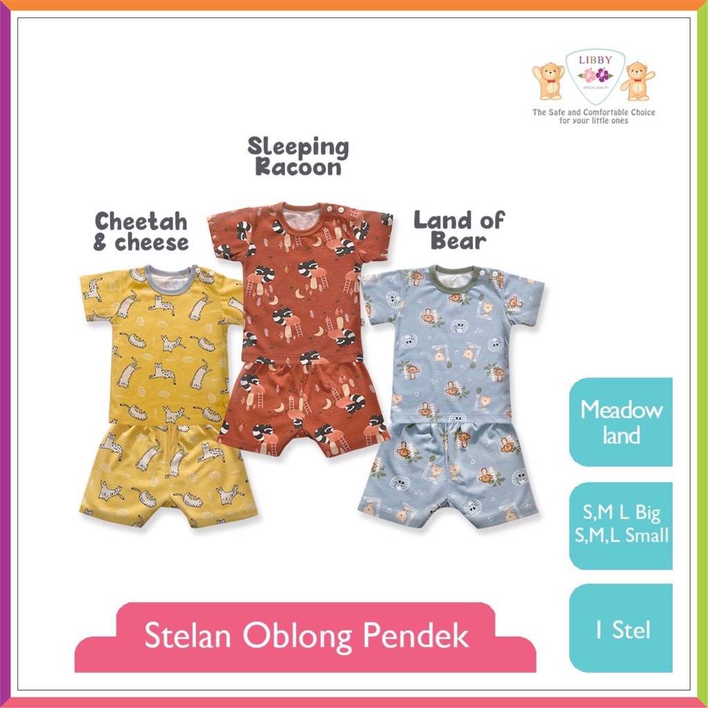 LIBBY PRINT MOTIF SETELAN PENDEK OBLONG | MIX BOY GIRL HAPPY FOREST CARNIVAL ISLAND | LIBBY BABY S M L ❤ Fashionbabies ❤