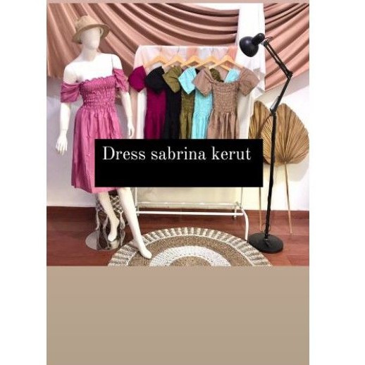 dress sabrina kerut
