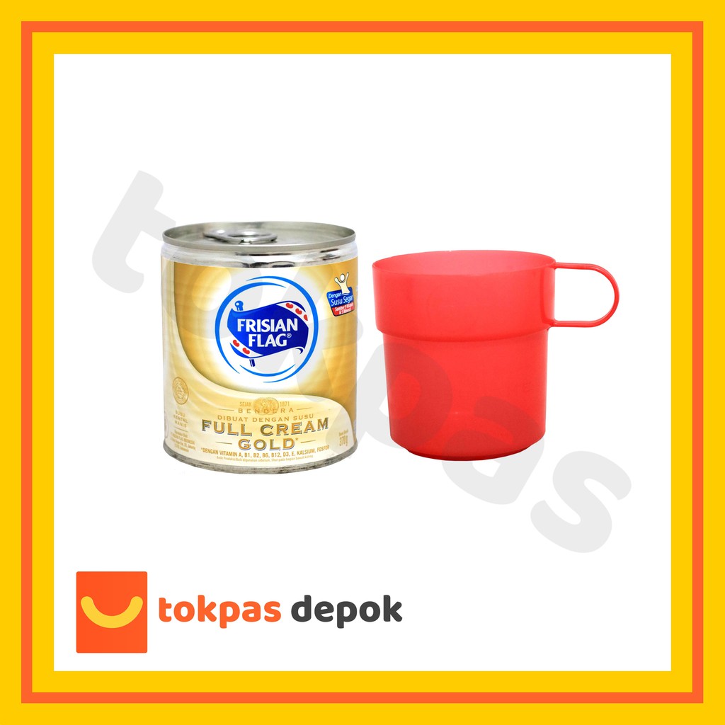 BONUS MUG Susu Bendera Kental Manis Coklat / Putih ...