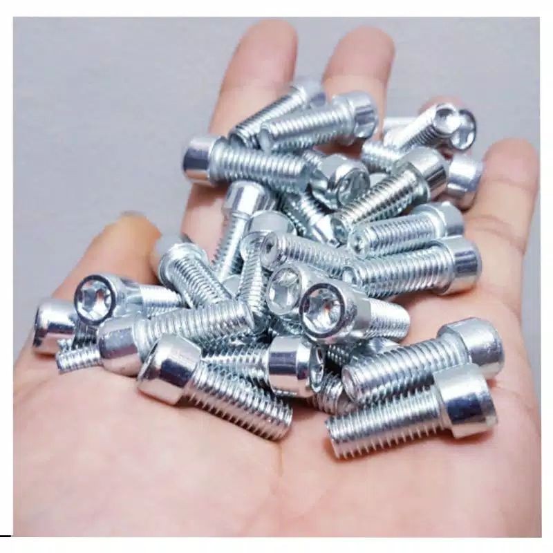 BAUT SPION TOMOK/TOMOX V2 V5/CIRCUIT/RIZOMA UKURAN L6 BAUT 12/14 DERAT PUTAR KANAN/DERAT PUTAR KIRI-DERAT PUTAR KANAN