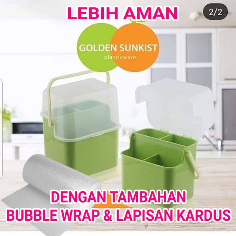 TEMPAT SENDOK GOLDEN SUNKIST ORIGINAL / TEMPAT SENDOK MAKAN