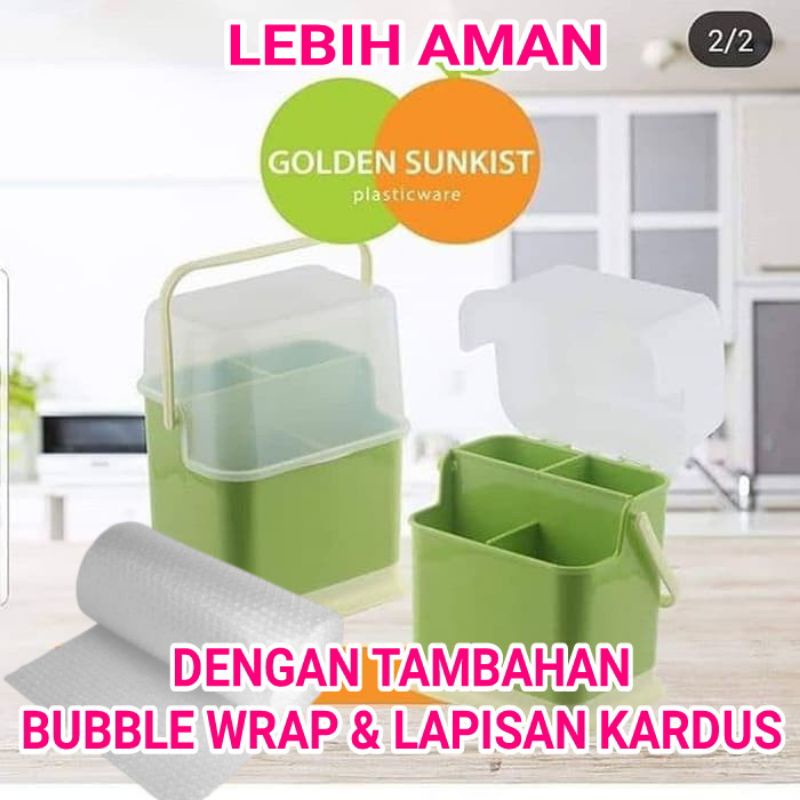 TEMPAT SENDOK GOLDEN SUNKIST ORIGINAL / TEMPAT SENDOK MAKAN