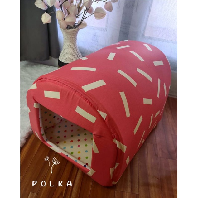 Kasur kucing model rumah - kasur kucing estetik mewah indoor